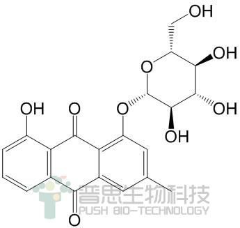 大黄酚-1-O-β-D-葡萄糖苷 Chrysophanol-1-O-β-D-glucoside CAS4839-60-5 植物单体原料